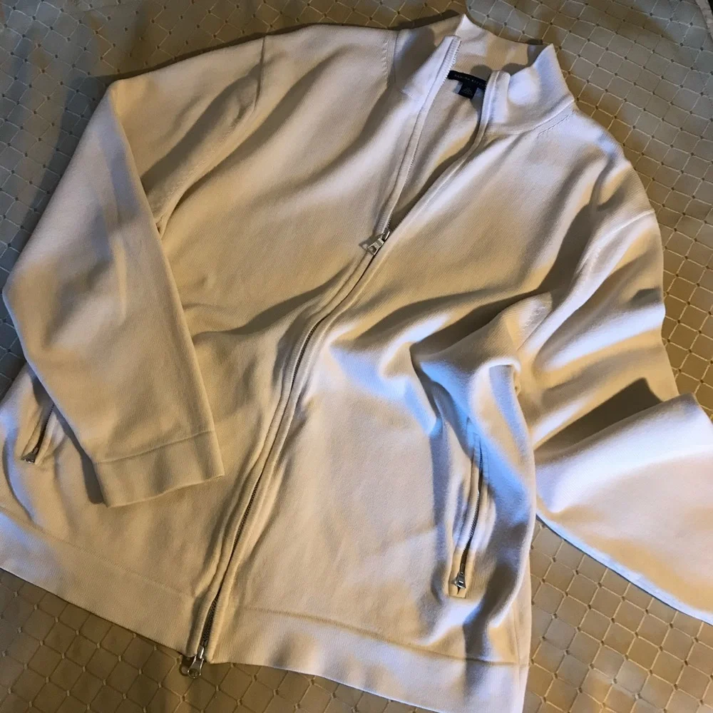Banana Republic Men Zip Up Sweater Size XL